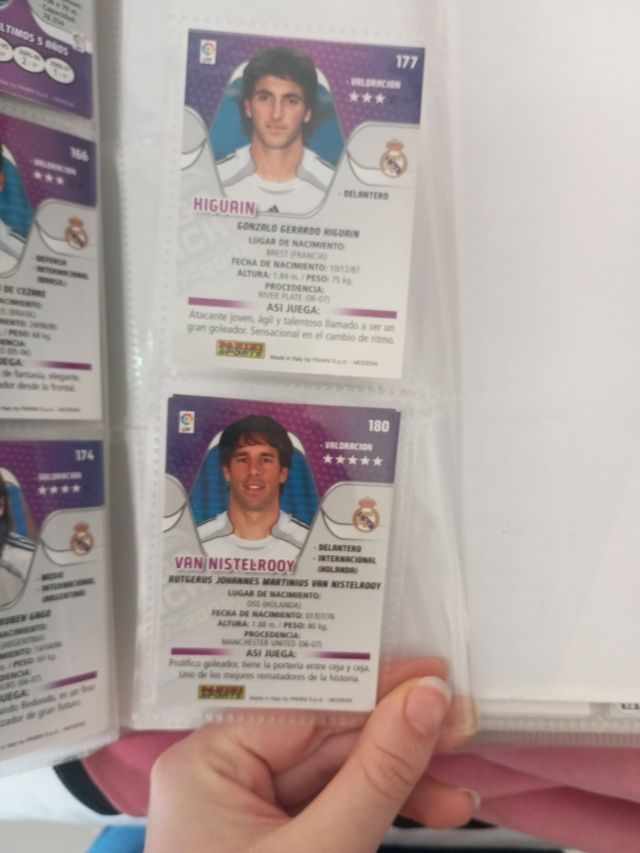 Cromos Real Madrid fútbol
