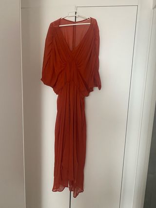Vestido MIDI gasa caldero talla única