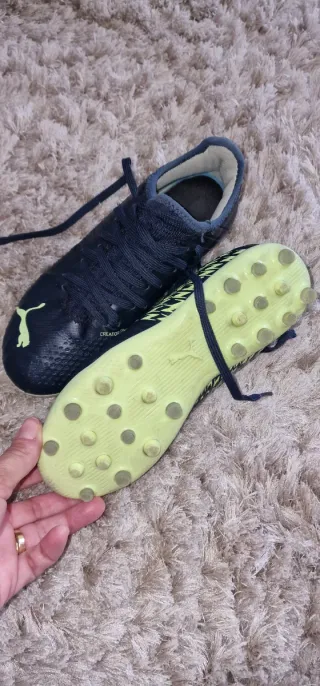 Botas de fútbol Puma Tacos Azul/Verde