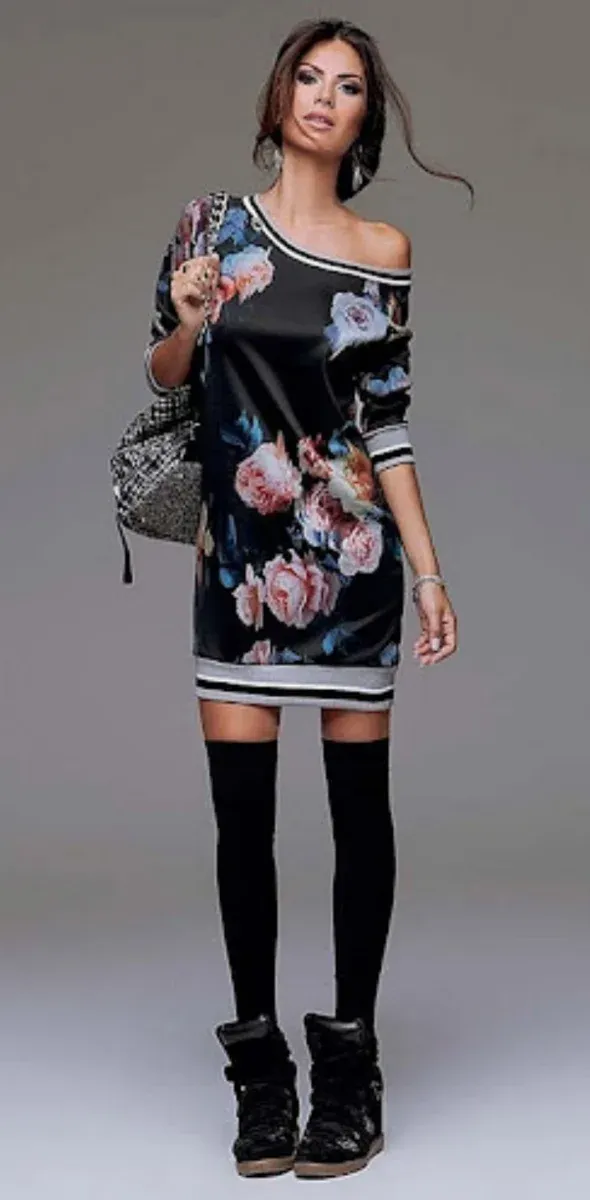 Vestido Denny Rose floral talla S