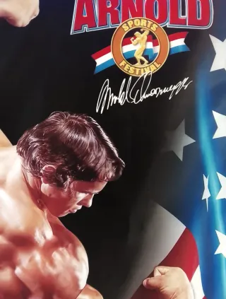 Bandera XXL Arnold Schwarzenegger Culturismo Gym 