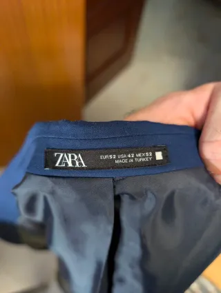 Americana Zara Azul Talla L (Eur52)