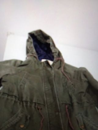 Parka verde Stradivarius Talla S