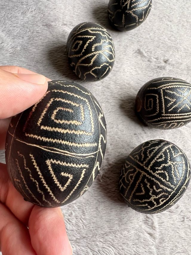 Sonaja Huevo Maraca Shipibo