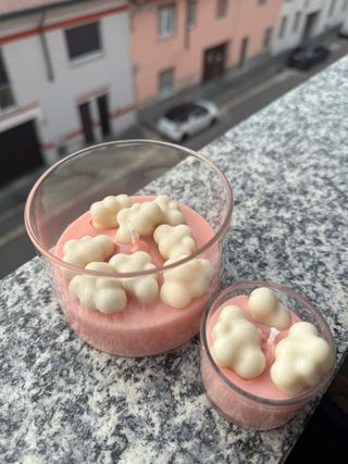 Candela nuvola rosa