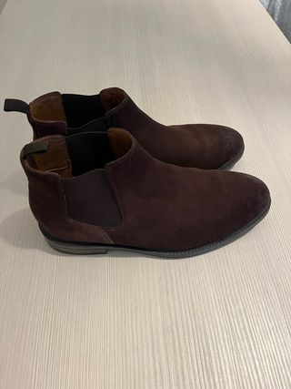 Stivaletti uomo Clarks marroni scamosciati