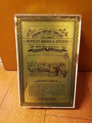 Scatola Latta Vintage Huntley Boorne & Stevens