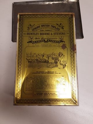 Scatola Latta Vintage Huntley Boorne & Stevens