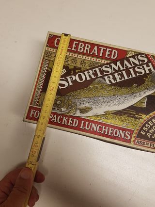 Scatola Latta Vintage Huntley Boorne & Stevens