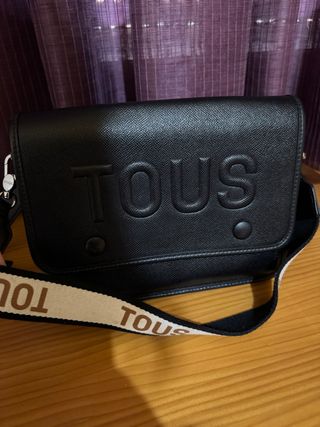 Bolso bandolera Tous Audree negro