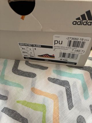 Zapatillas Adidas Talla 40 1/3 Azul/Rosa