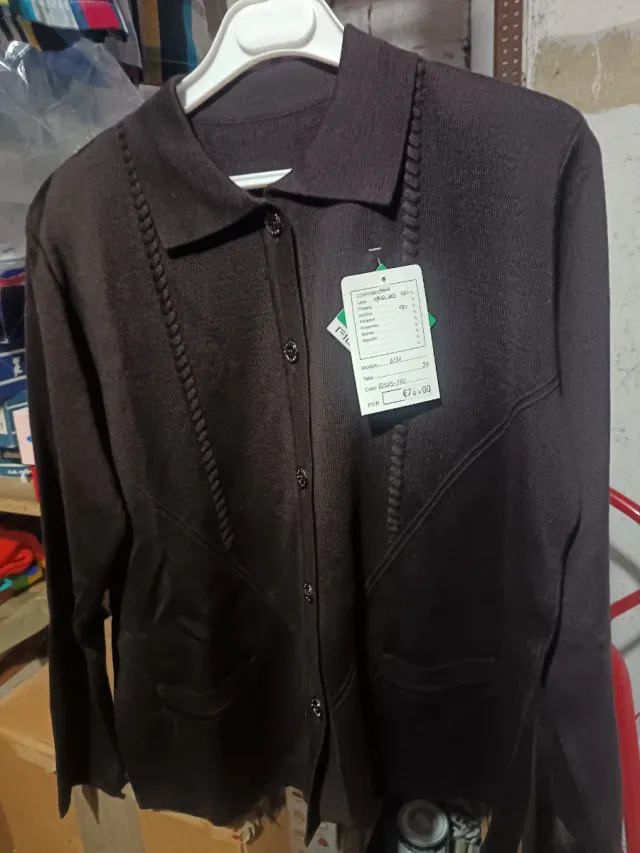 Giacca da donna taglia 54 con nuovo colletto