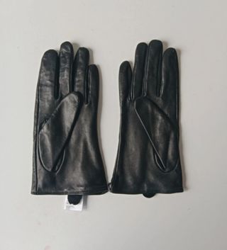 Guantes Piel Georges Rech Mujer Negros