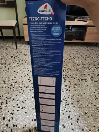 Tendedero Techo Extensible Aluminio