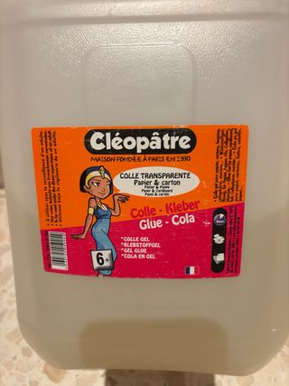 Pegamento Cléopâtre Transparente 6+