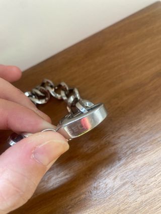 Pulsera esclava plata diseño eslabones