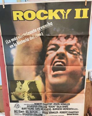 Cartel de Cine Rocky II