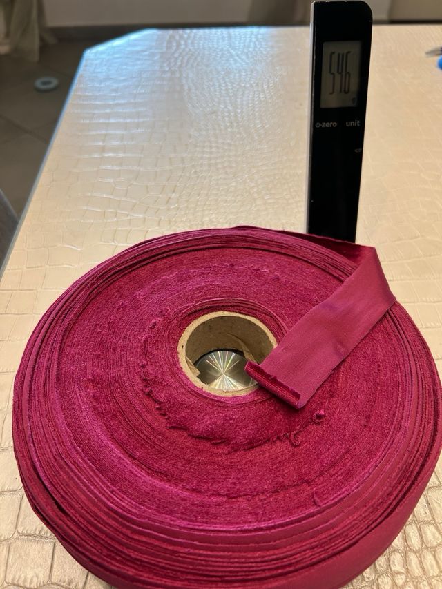 Nastro in velluto fucsia 546 gr