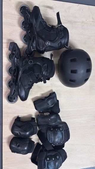 Patines en línea Oxelo + Casco y Protecciones