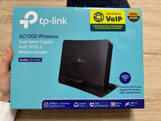 TP-Link AC1200 Wireless VoIP VDSL2 Modem Router