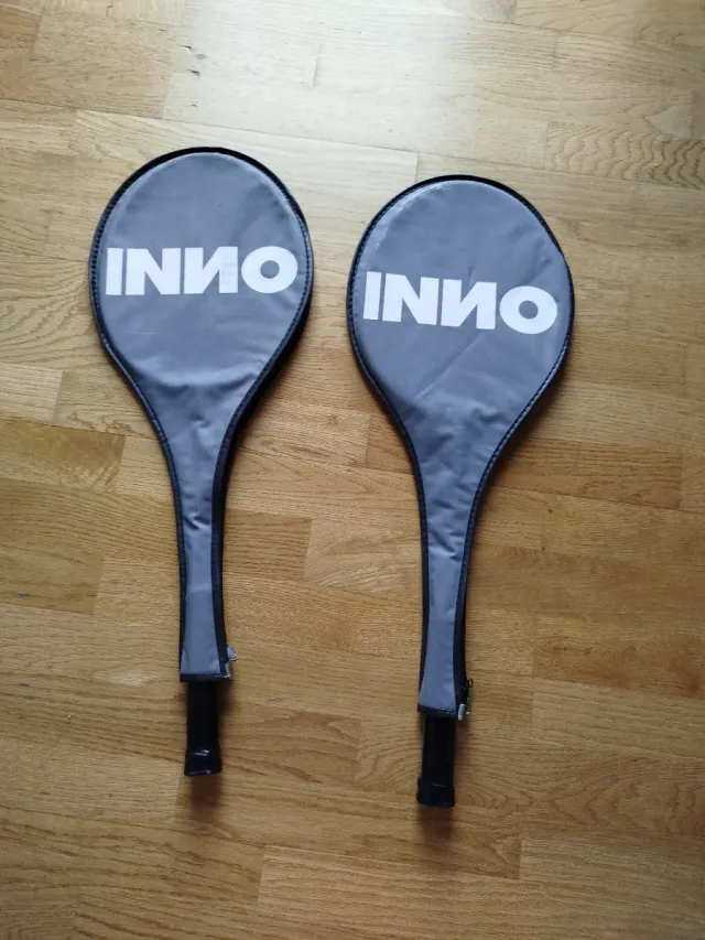 2 Raquetas de bádminton con funda INNO