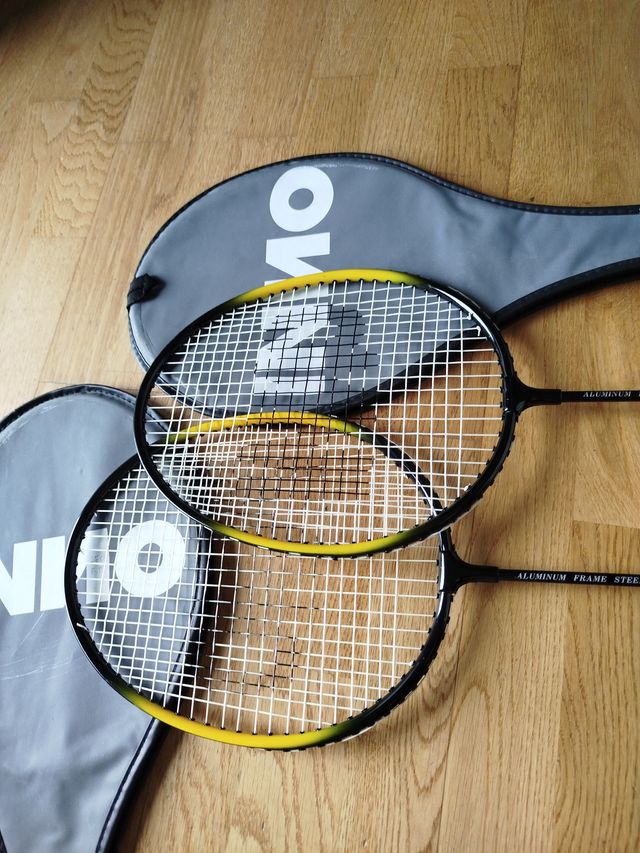2 Raquetas de bádminton con funda INNO