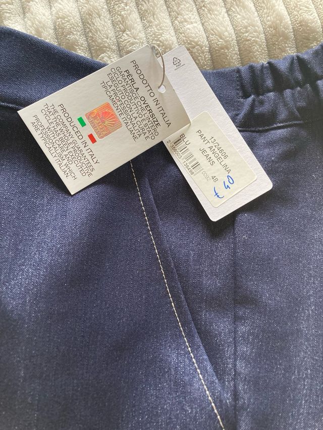 Jeans taglia 48 - nuovo-Perla oversize