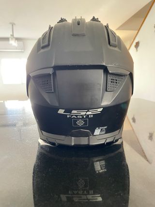 Casco LS2 Negro + Gafas 100%