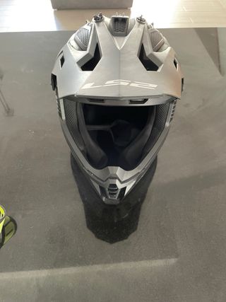 Casco LS2 Negro + Gafas 100%
