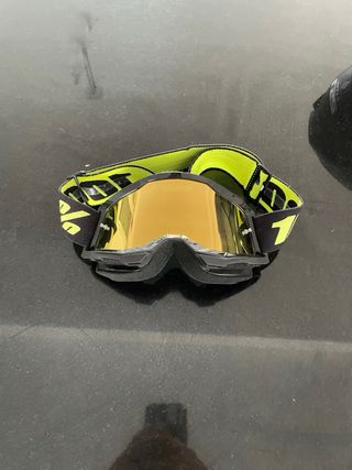 Casco LS2 Negro + Gafas 100%