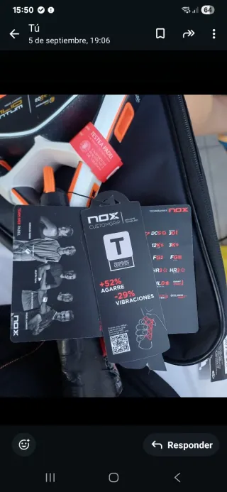 Pala pádel NOX ML10 Quantum 3K Miguel Lamperti 25