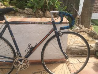 Bicicleta Clásica Peugeot Azul