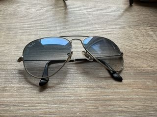 Gafas de sol Ray-Ban Aviator plata/azul