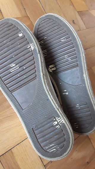 Alpargatas Beige Talla 37 Nuevas