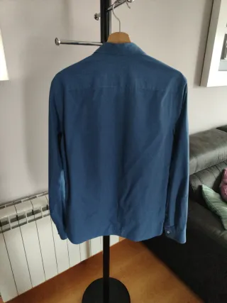 Camisa Mango Azul Talla XS