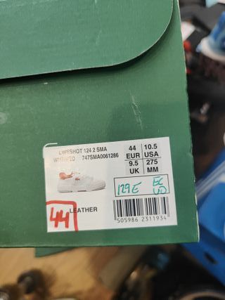 Zapatillas Lacoste Blancas y Rojas Nuevas + tallas