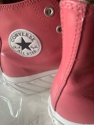 Zapatillas Converse All Star Plataforma Rosa Talla