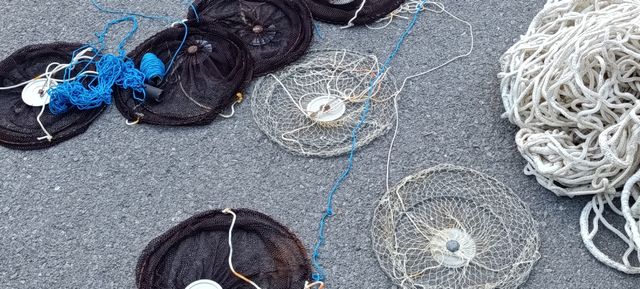 Redes de pesca varias