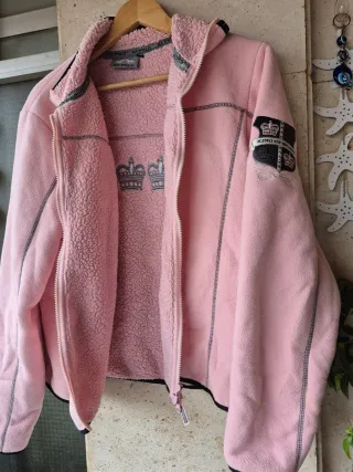 Chaqueta HV Polo Mujer Rosa Invierno vintage