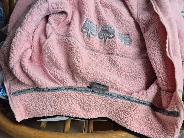 Chaqueta HV Polo Mujer Rosa Invierno vintage