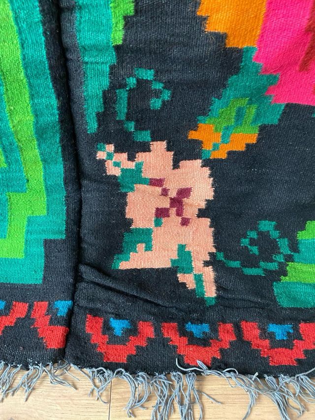 Tappeto floreale vintage