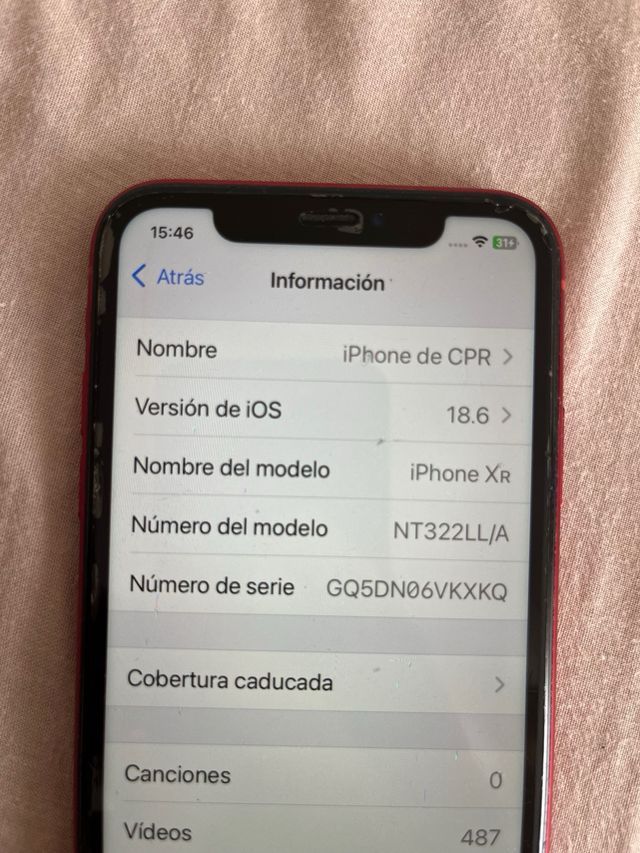 iPhone XR Rojo