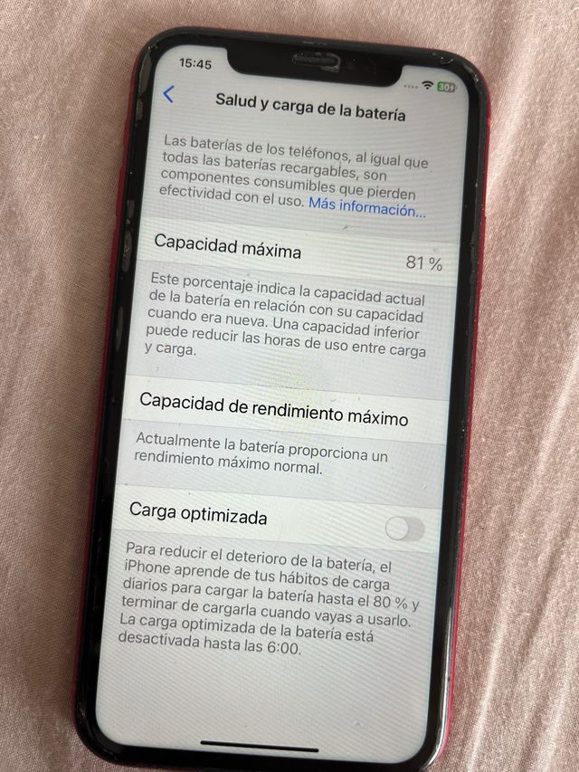 iPhone XR Rojo