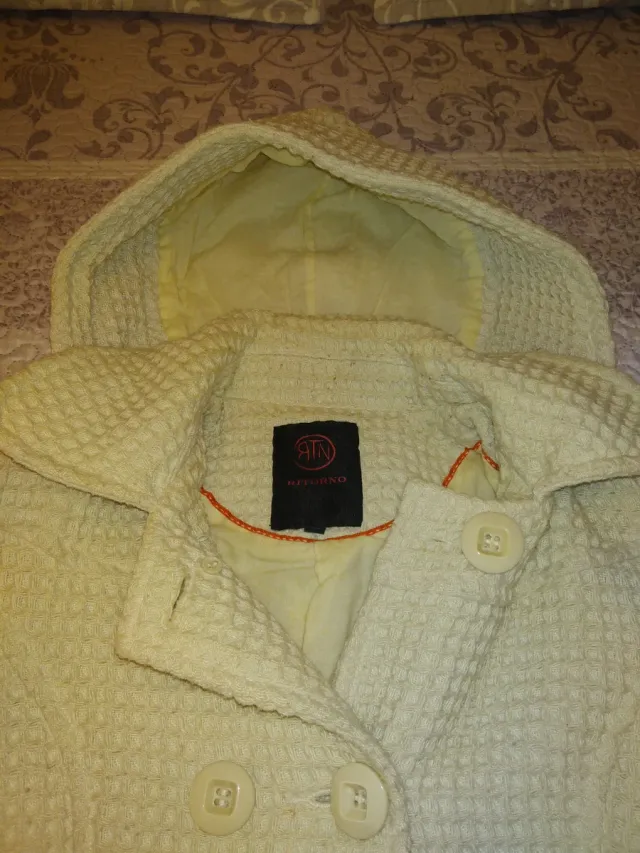 Chaqueta de punto mujer talla L beige