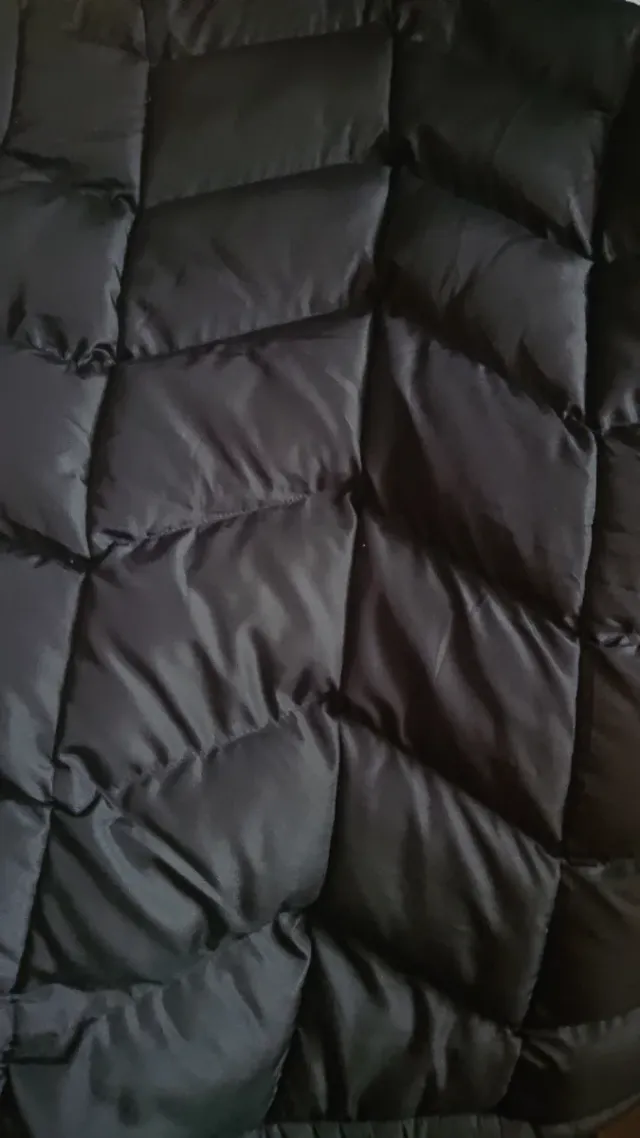 Cazadora acolchada negra