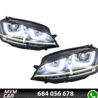 Faros delanteros Led Volkswagen Golf VII 7 Yellow
