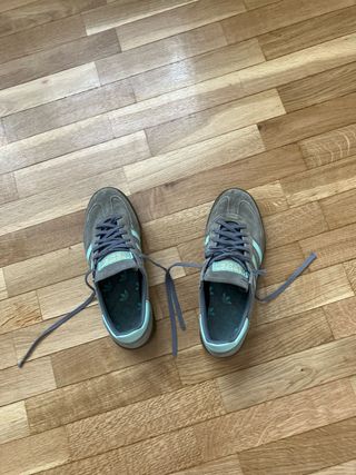 Zapatillas Adidas Spezial Gris y Azul Talla 39