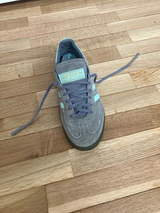 Zapatillas Adidas Spezial Gris y Azul Talla 39