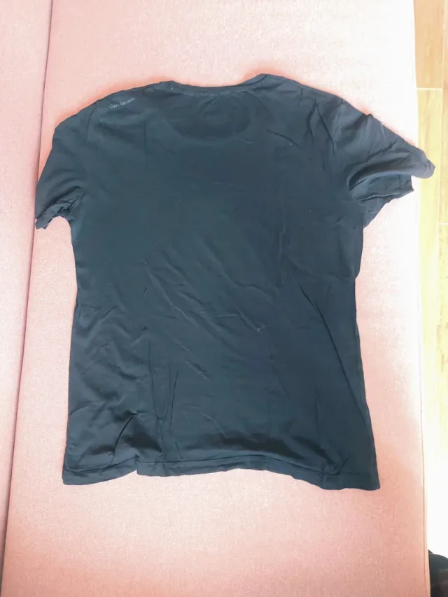 Camiseta Calvin Klein Jeans Negra Talla XL