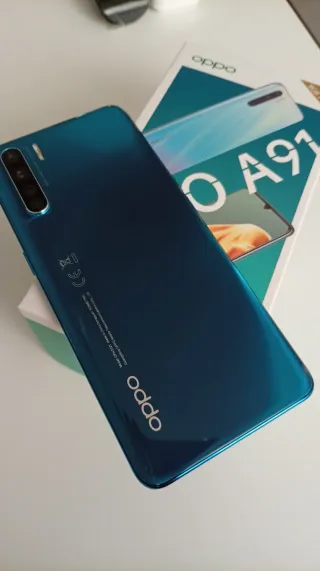 Oppo A91 Azul - Como Nuevo